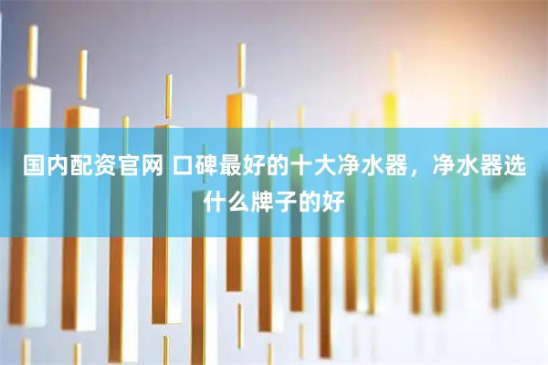 国内配资官网 口碑最好的十大净水器，净水器选什么牌子的好